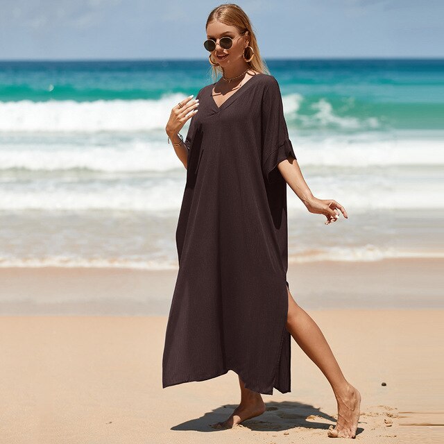 Levoire | Robe D'Été Féminine Légère Noir Taille unique