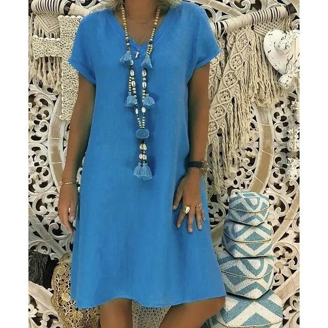 Levoire | Robe midi pour femmes Bleu