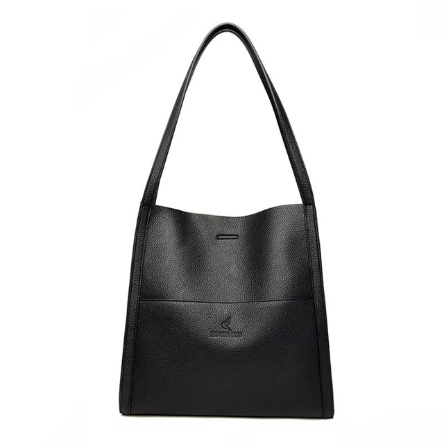 Levoire | Sac À Main En Cuir Élégant Noir