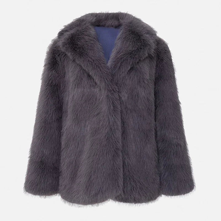 Levoire | Manteaux En Fourrure Pour Femmes Douillets Gris