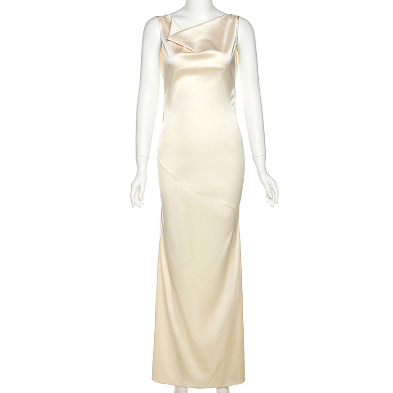 Levoire | Dos Nu מדה Spaghetti Bretelles Maxi Robes