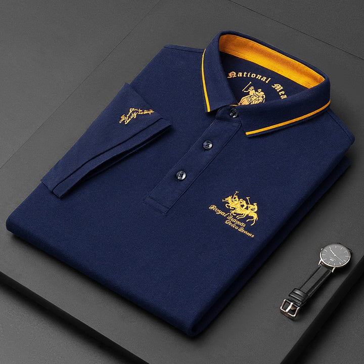 Levoire | Polo Shirt Pour Hommes Pour Un Look Décontracté Bleu