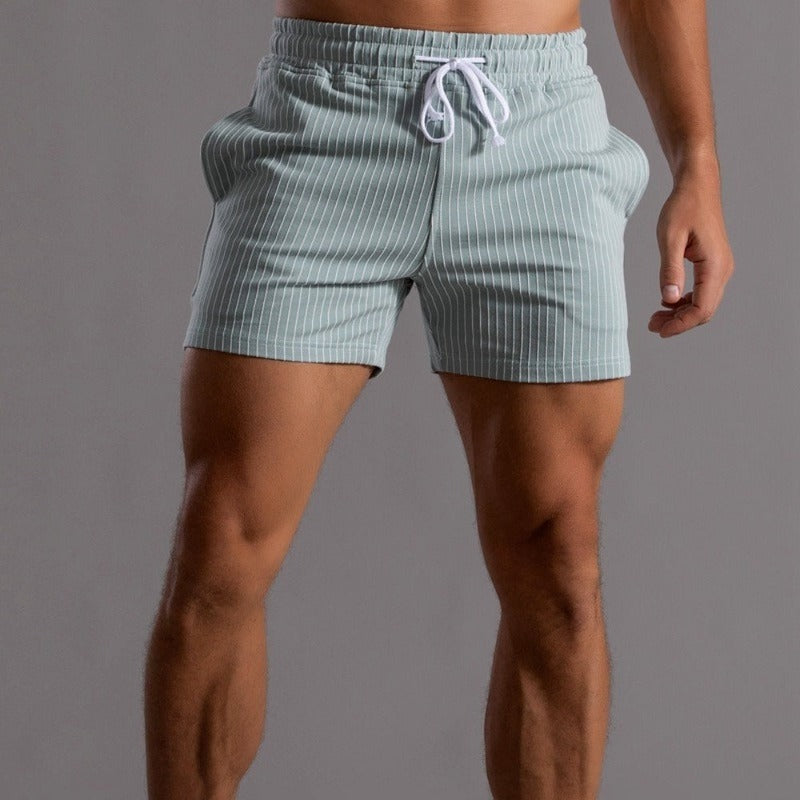 Levoire | Shorts De Fitness Super Extensibles Courts Pour Hommes bleu