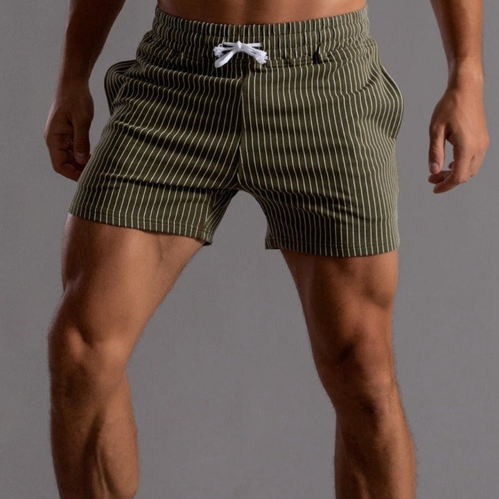 Levoire | Shorts De Fitness Super Extensibles Courts Pour Hommes vert