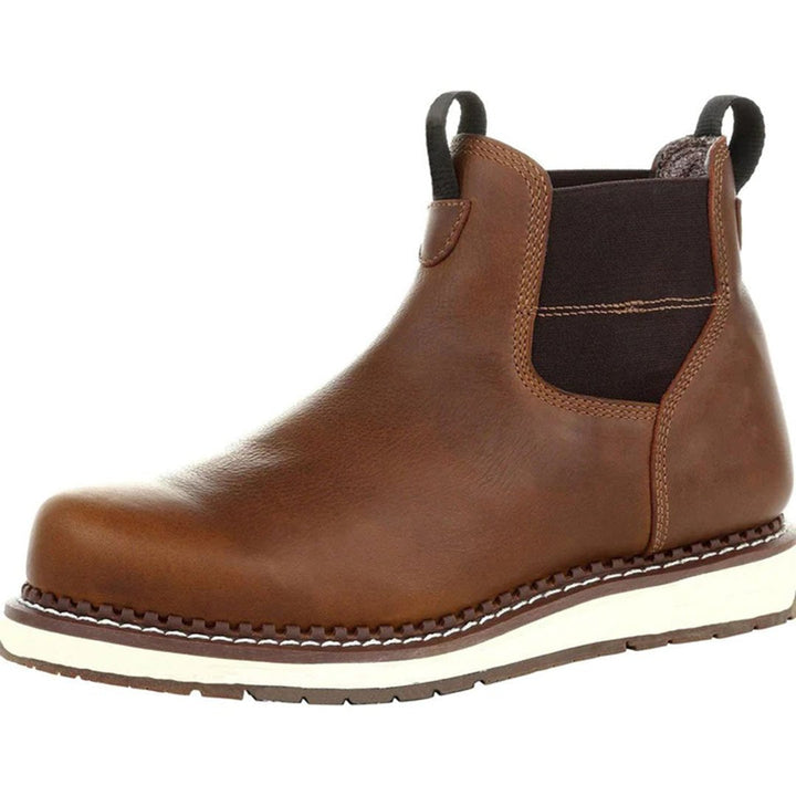 Levoire | Bottines Chelsea Pour Hommes Braun