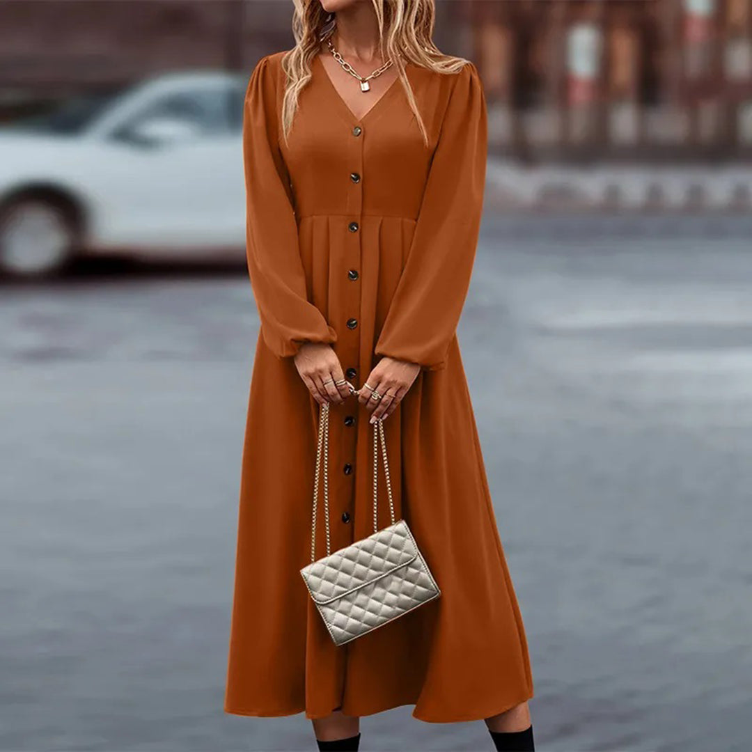 Levoire | Robe Maxi Intemporelle Pour Un Confort Extrême Braun