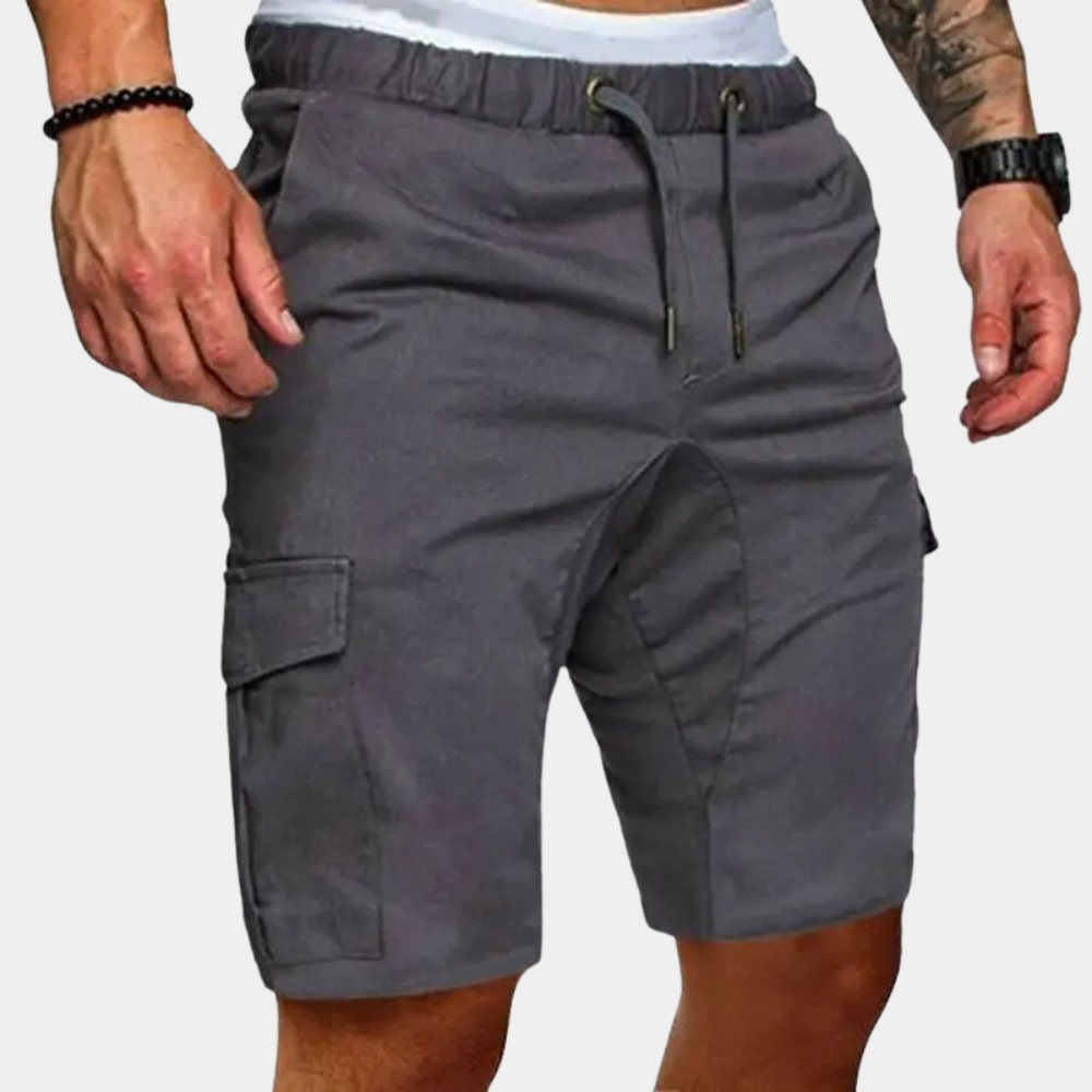 Levoire | Shorts Cargo Hommes Gris