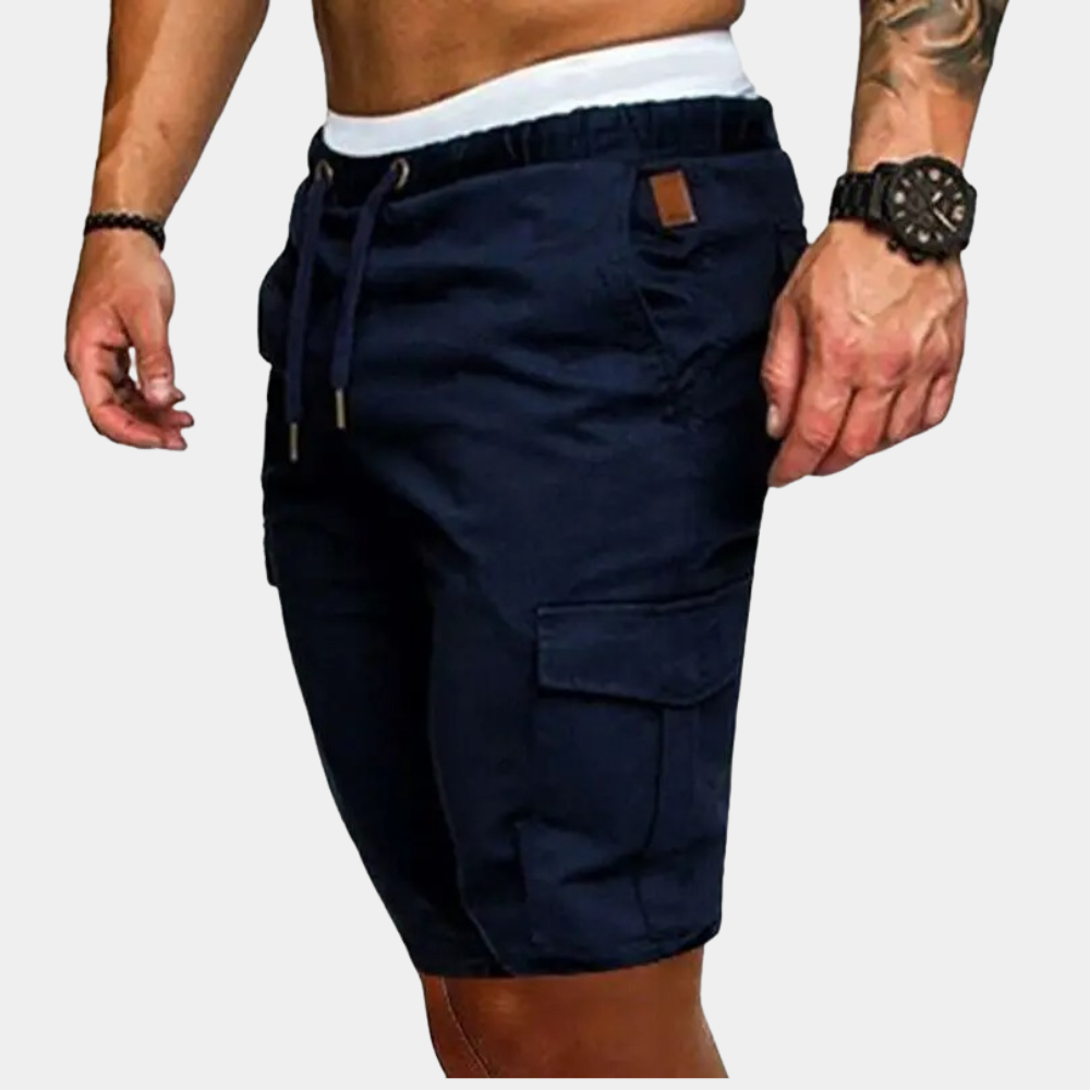 Levoire | Shorts Cargo Hommes Bleu