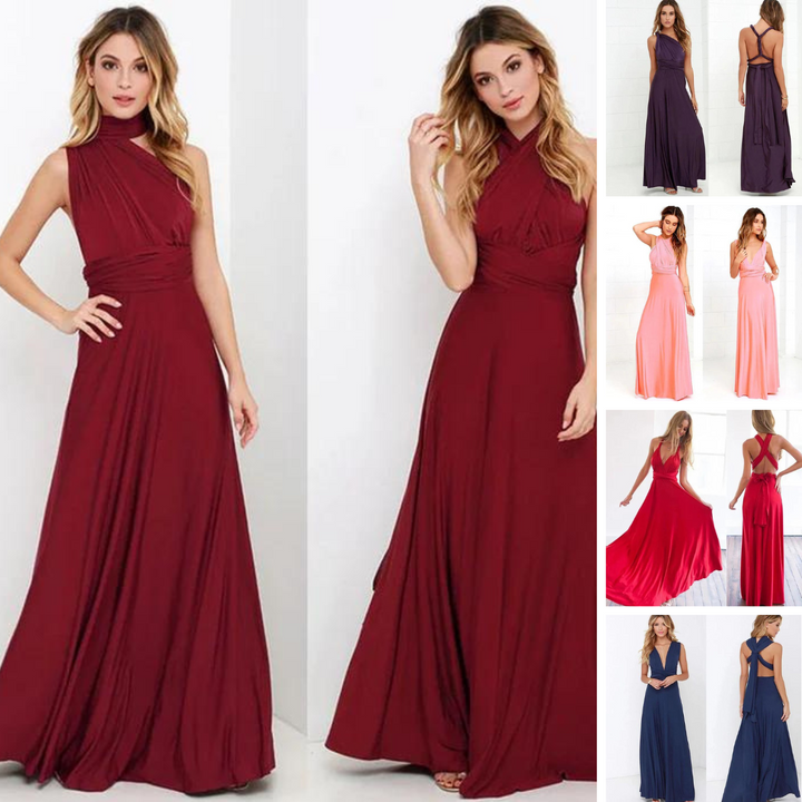 Levoire | Robe portefeuille à bretelles