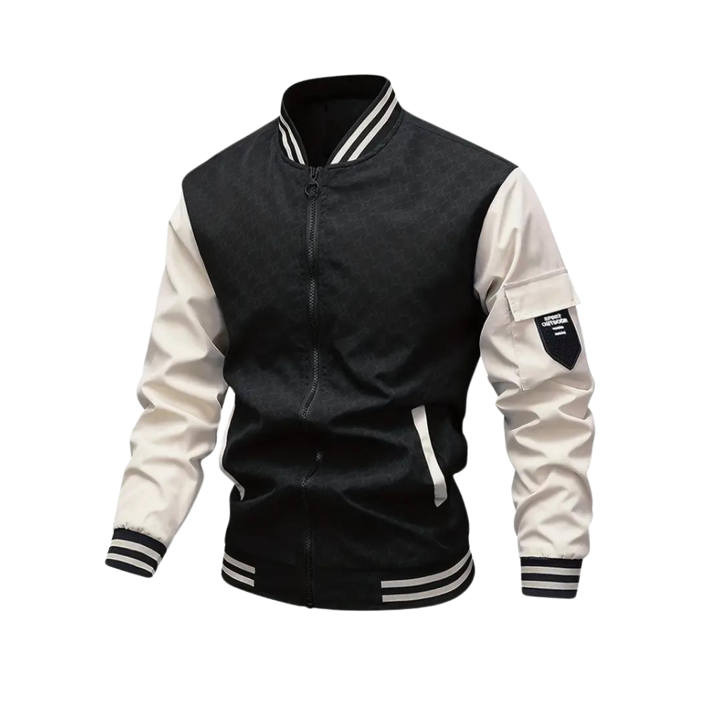 Levoire | Veste Bomber Élégante Pour Hommes Noir