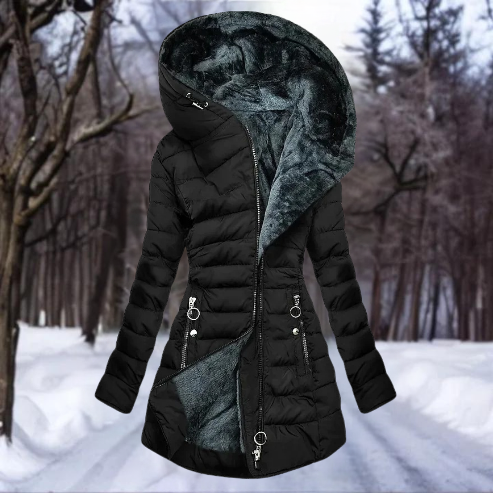 Levoire | Veste en Fleece Élégante pour Femmes NOIR