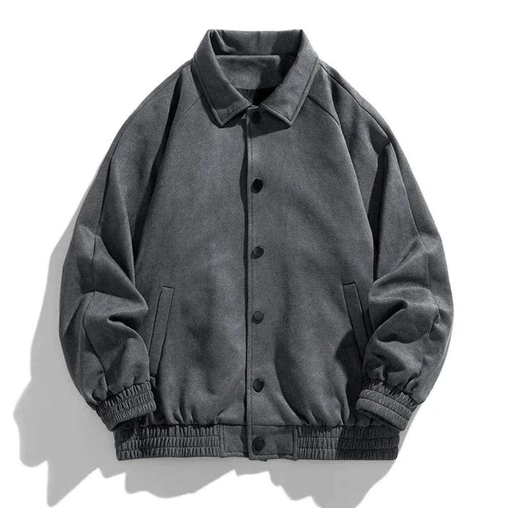 Levoire | Veste Vintage Au Style Intemporel Et Confortable Gris foncé
