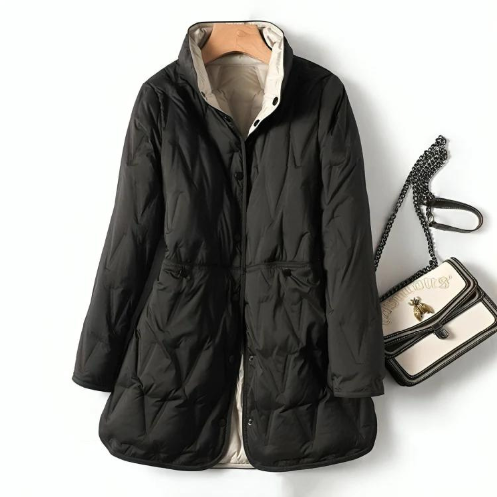 Levoire | Veste en duvet à manches longues avec poches et bouton