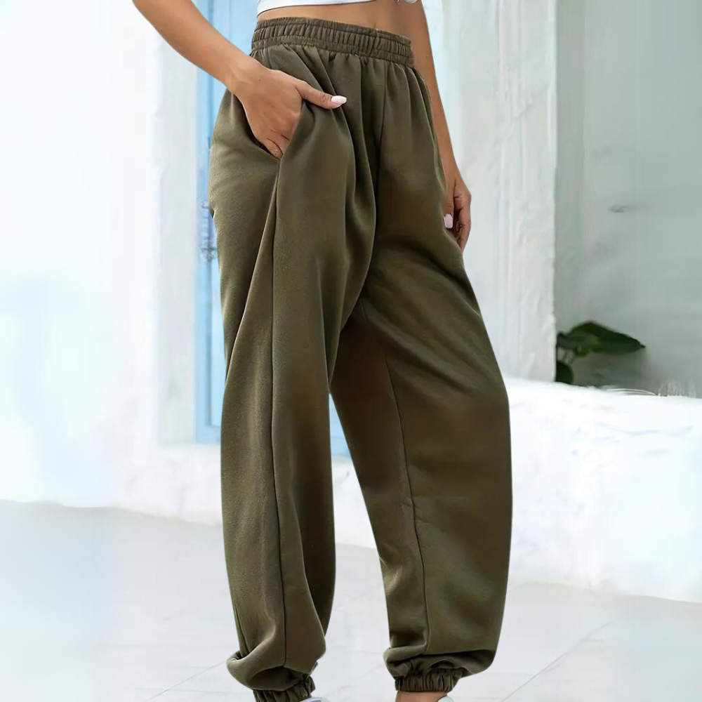 Levoire | Pantalons De Jogging Relaxants Sur Mesure Pour Femmes vert olive