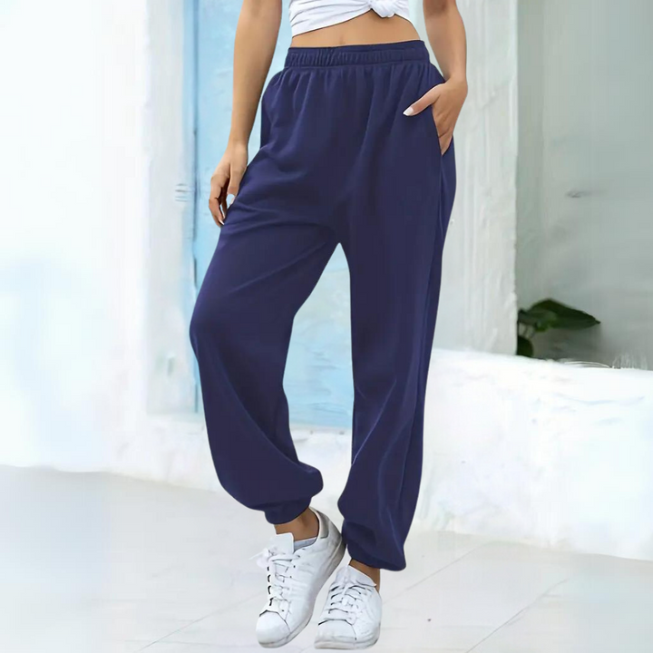 Levoire | Pantalons De Jogging Relaxants Sur Mesure Pour Femmes Bleu foncé