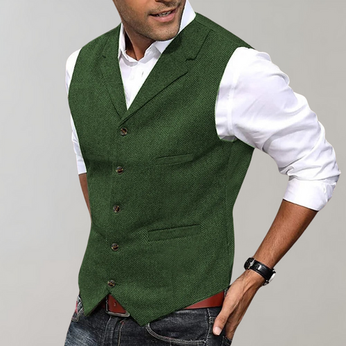 Levoire | Gilet Cape Klipp Sans Manche Avec Revers Et Boutons