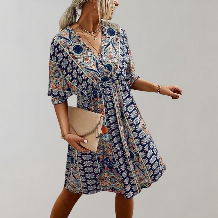 Levoire | Robe D'Été Élégante Bleu