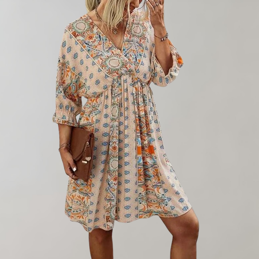 Levoire | Robe D'Été Élégante Khaki