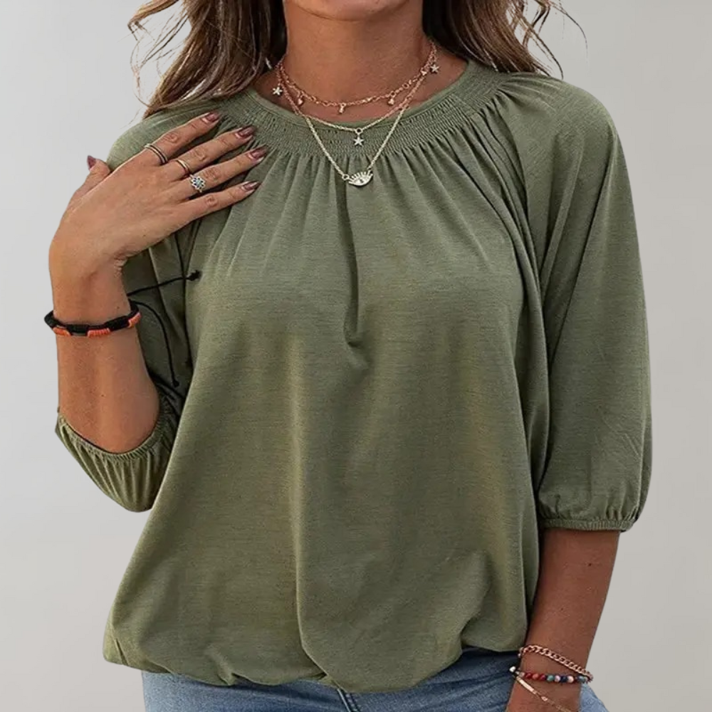 Levoire | T-Shirt Femme Tendance Avec Un Apparence Élégante Vert foncé