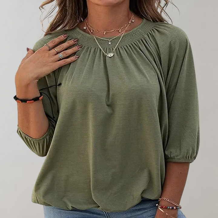 Levoire | T-Shirt Femme Tendance Avec Un Apparence Élégante Vert foncé
