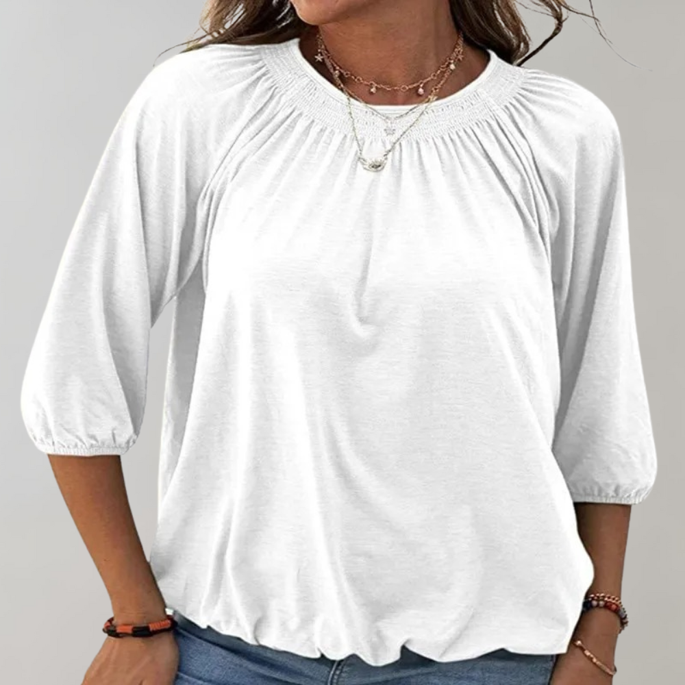 Levoire | T-Shirt Femme Tendance Avec Un Apparence Élégante Blanc