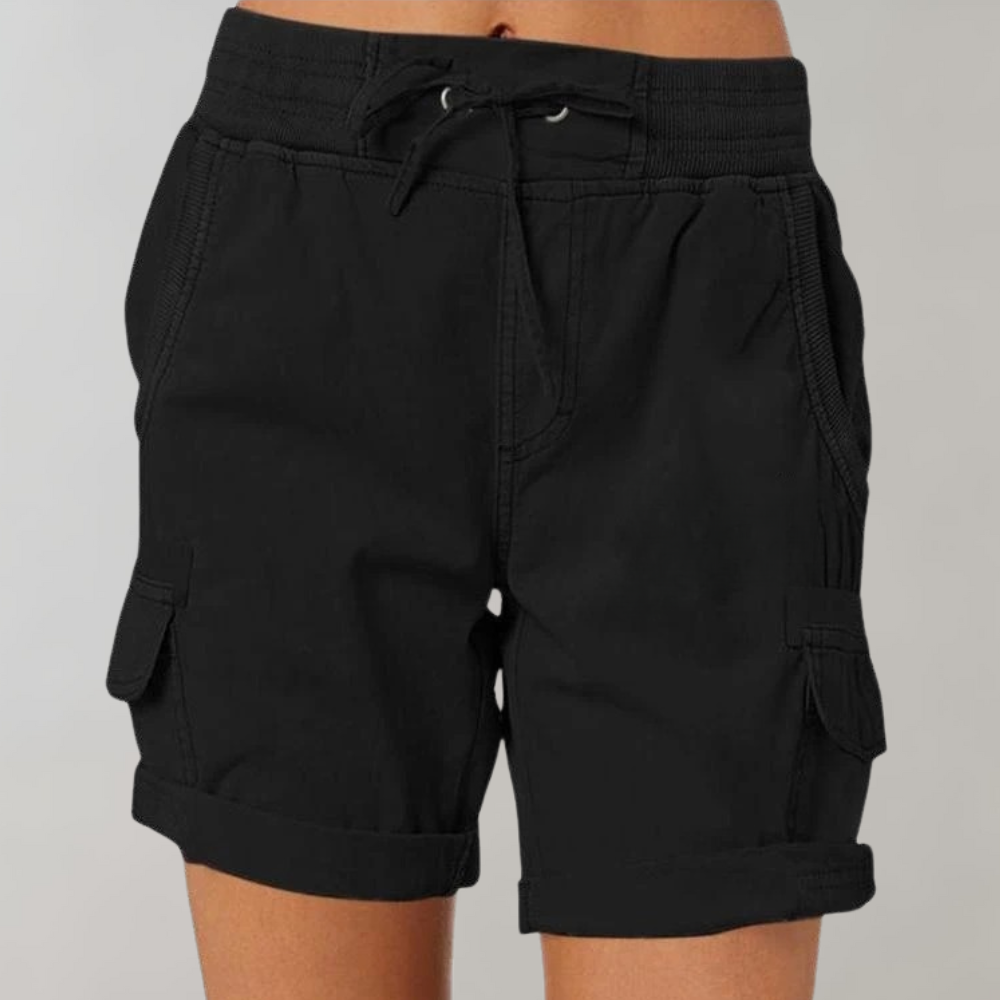 Levoire | Shorts Taille Haute Pour Femmes Noir