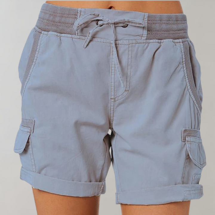 Levoire | Shorts Taille Haute Pour Femmes Gris