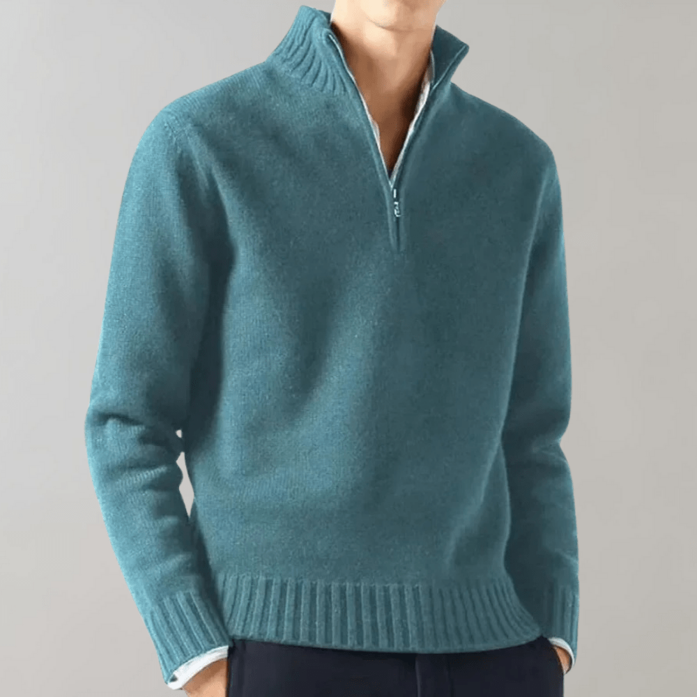 Levoire | Pull À Col Montant Femme Bleu clair