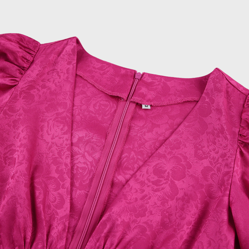 Levoire | Robe À Manches Bouffantes Élégante