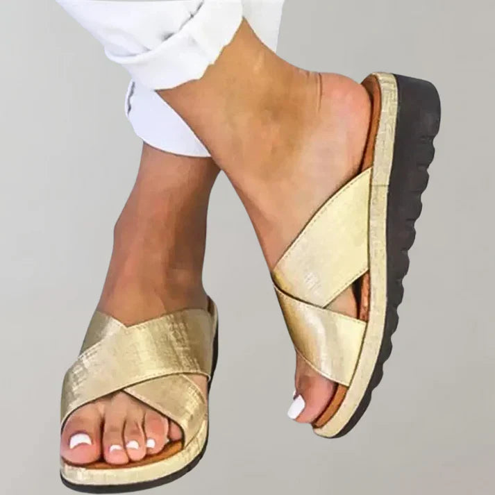 Levoire | Chaussons Pour Femmes Or