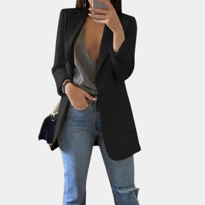 Levoire | Blazer Décontracté Pour Femmes Noir