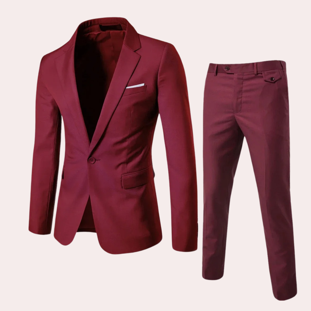 Levoire | Ensemble élégant de blazer et pantalon Rot