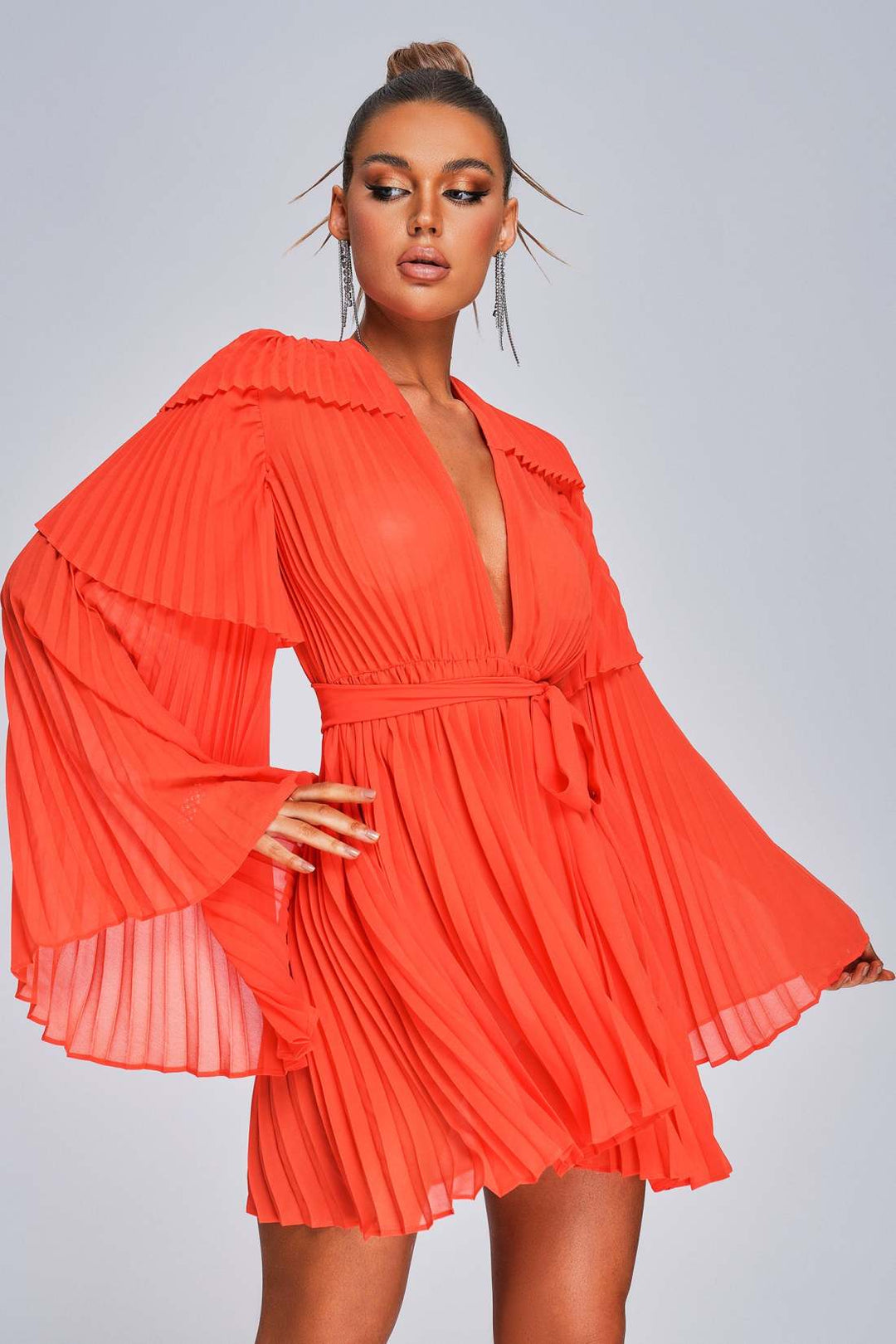 Levoire | Baiser De Kara Plissé Mini Robe