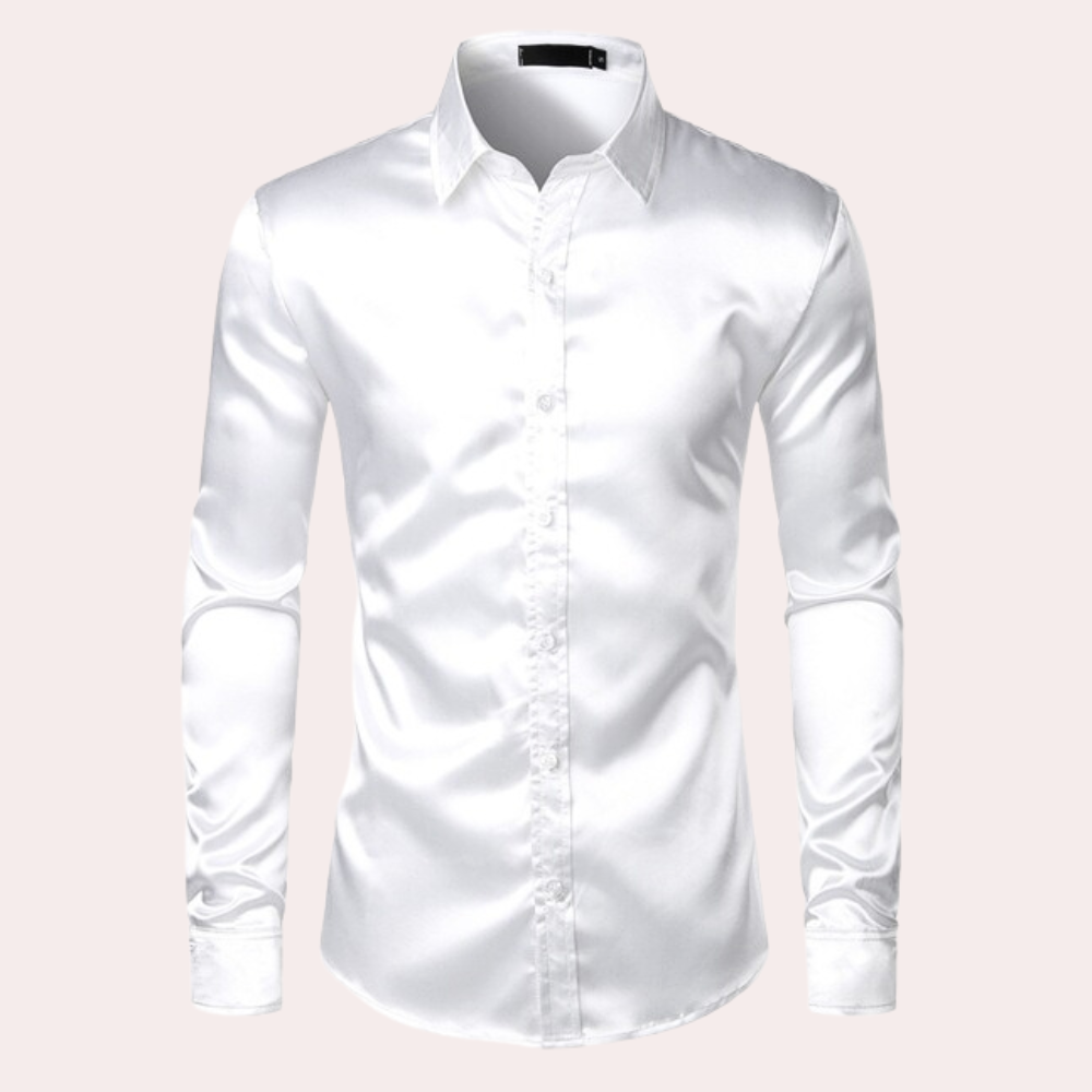 Levoire | Chemise À Manches Longues Élégante Pour Homme blanc