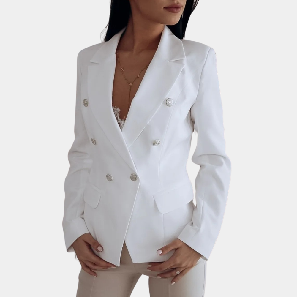 Levoire | Veste Décontractée Pour Femmes Blanc
