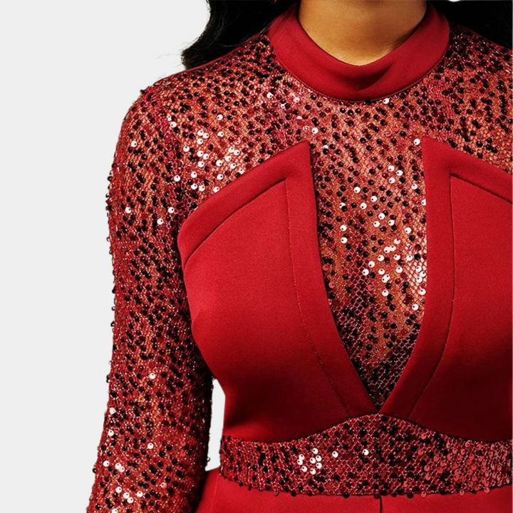 Levoire | Robe Bodycon Élégante Pour Femmes Avec Des Paillettes
