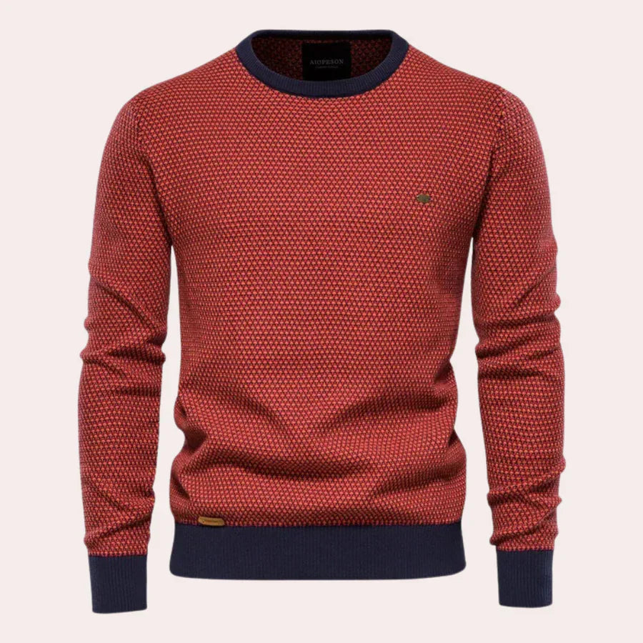 Levoire | Pull Homme Doux Et Chaud Rot