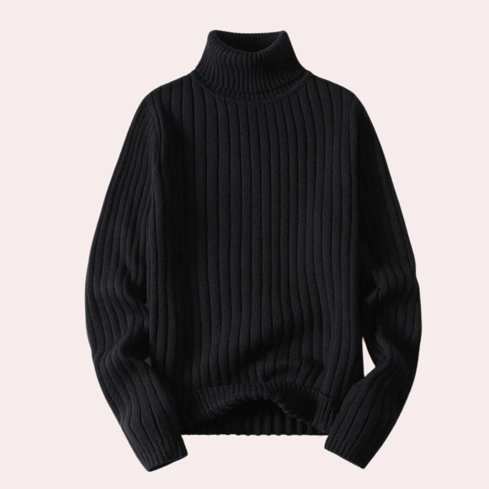Levoire | Pulls Pour Femmes Élégants Et Confortables Avec Col Roulé Noir