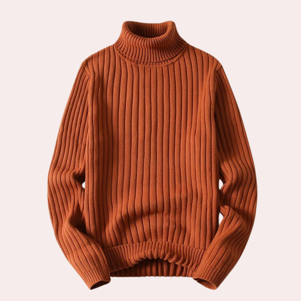 Levoire | Pull À Col Roulé Pour Femmes Braun