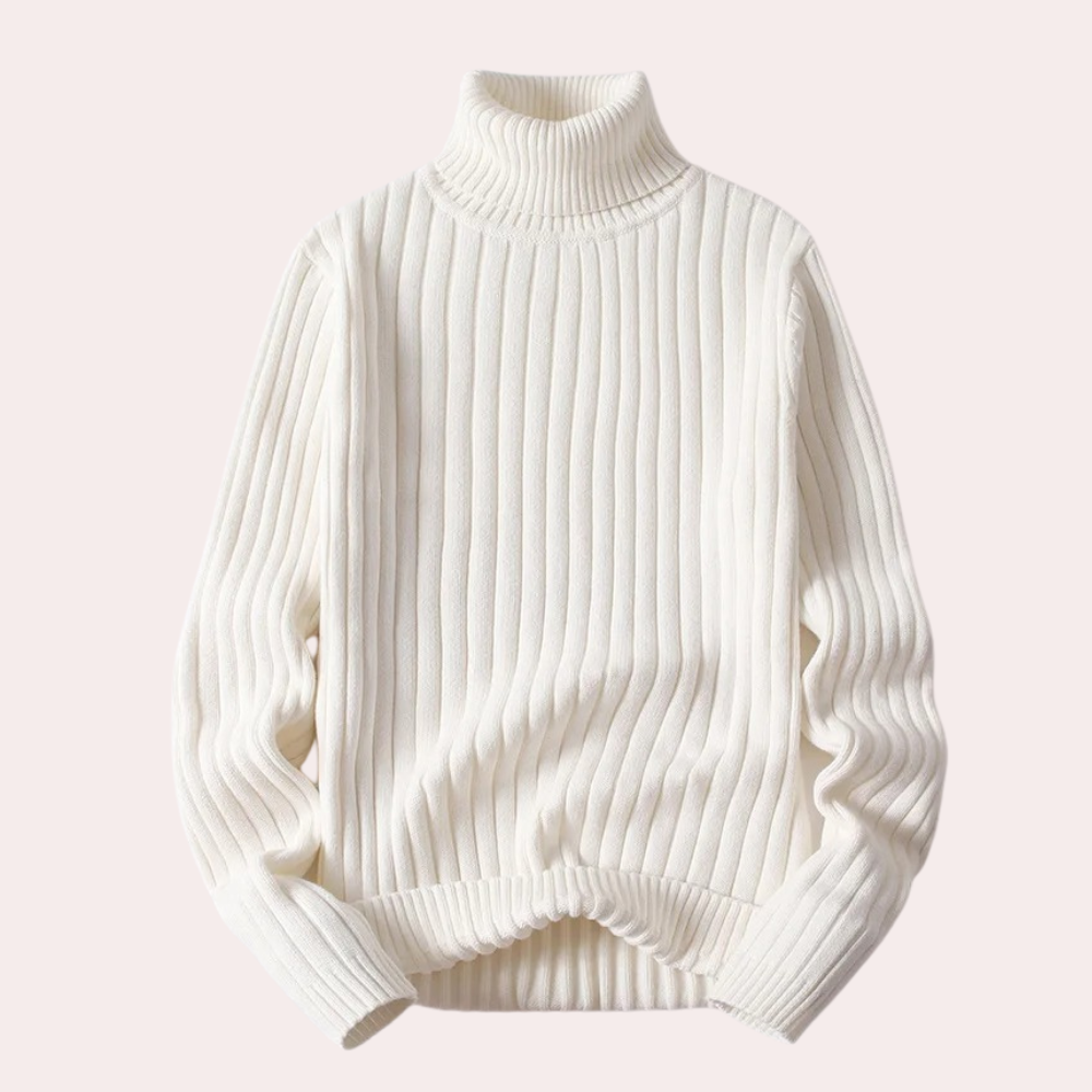 Levoire | Pull À Col Roulé Pour Femmes Blanc