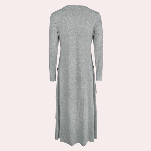 Levoire | Robe Longue Plissée Avec Détail En Forme De Cœur Pour Femmes