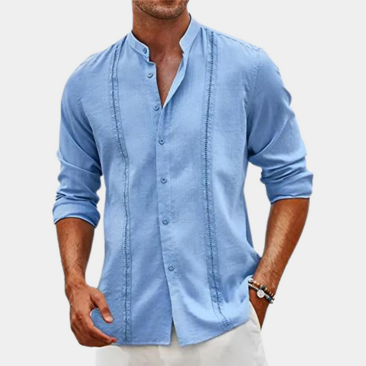 Levoire | Chemise Pour Homme Bleu