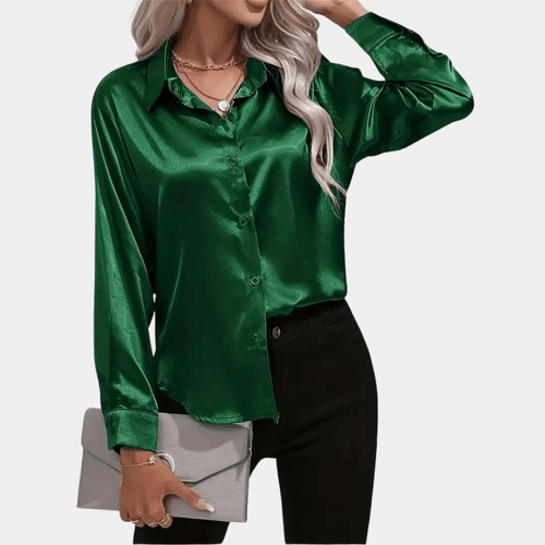 Levoire | Tablier En Satin Avec Manches Longues