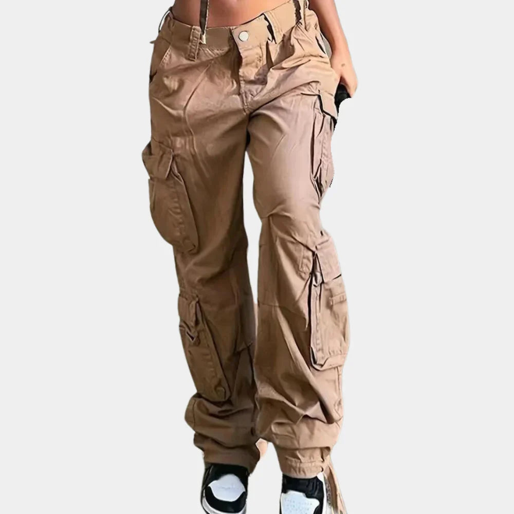 Levoire | Pantalons Cargo Pour Femmes Khaki