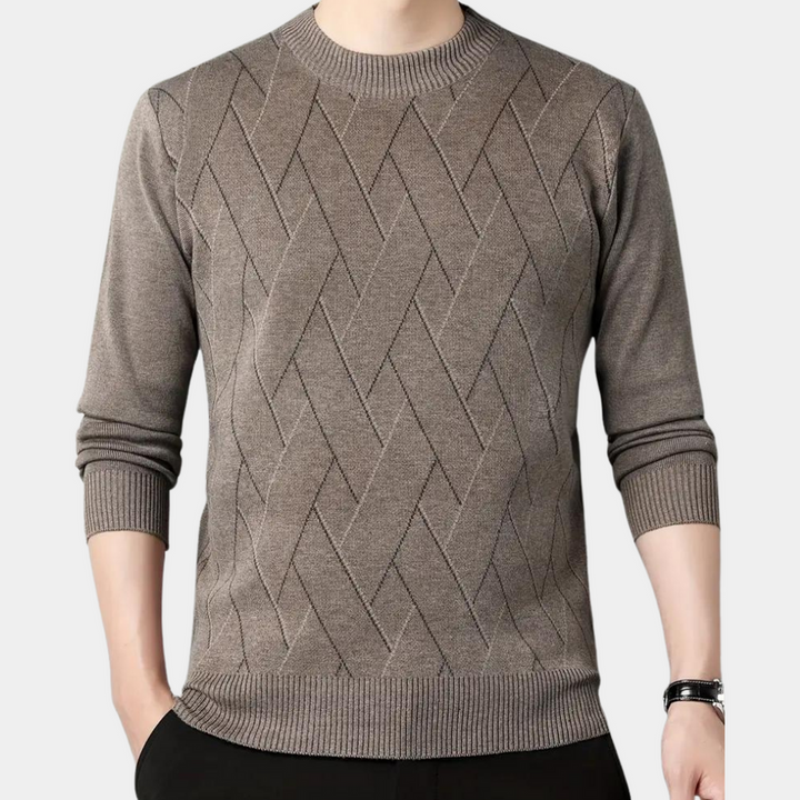 Levoire | Pull Homme Stylé Khaki