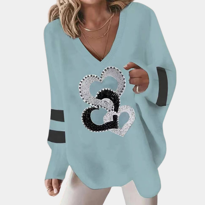 Levoire | Pull Hiver Élégant Et Contemporain Bleu
