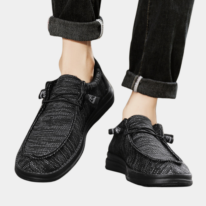 Levoire | Mocassins Pour Hommes Elegants Confort Respirant Noir