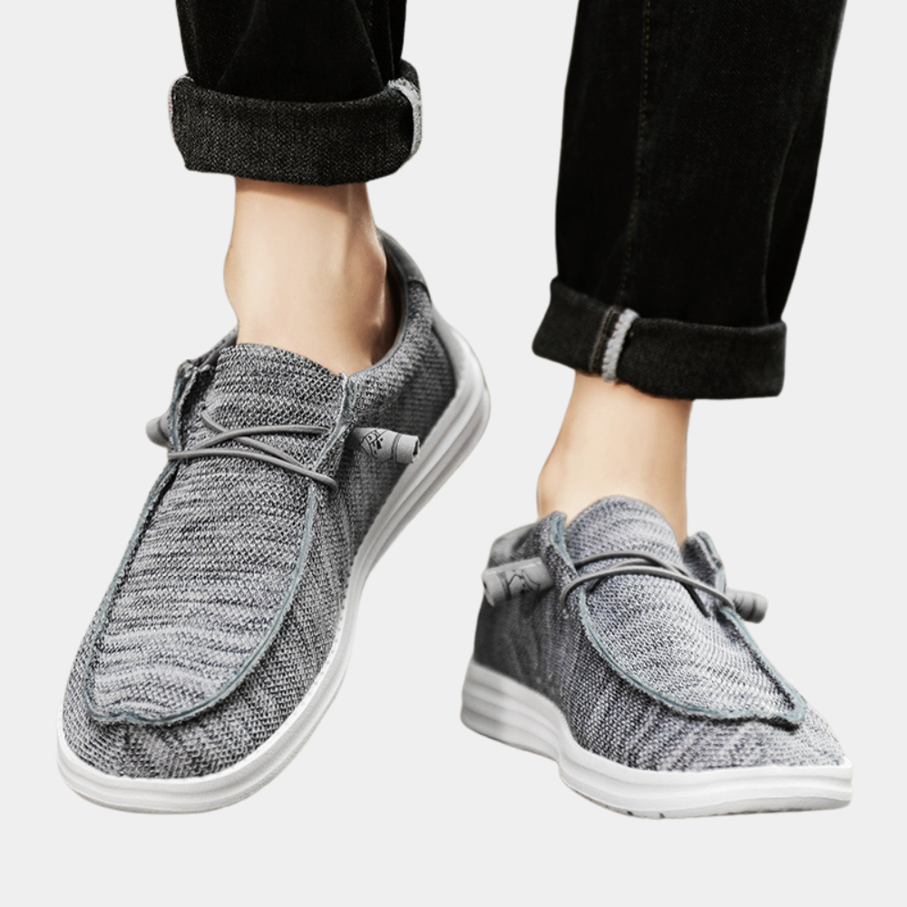 Levoire | Mocassins Pour Hommes Elegants Confort Respirant Gris