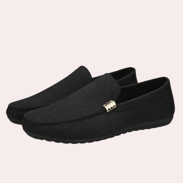 Levoire | Mocassins Pour Hommes Style Decontracte Grand Confort Noir