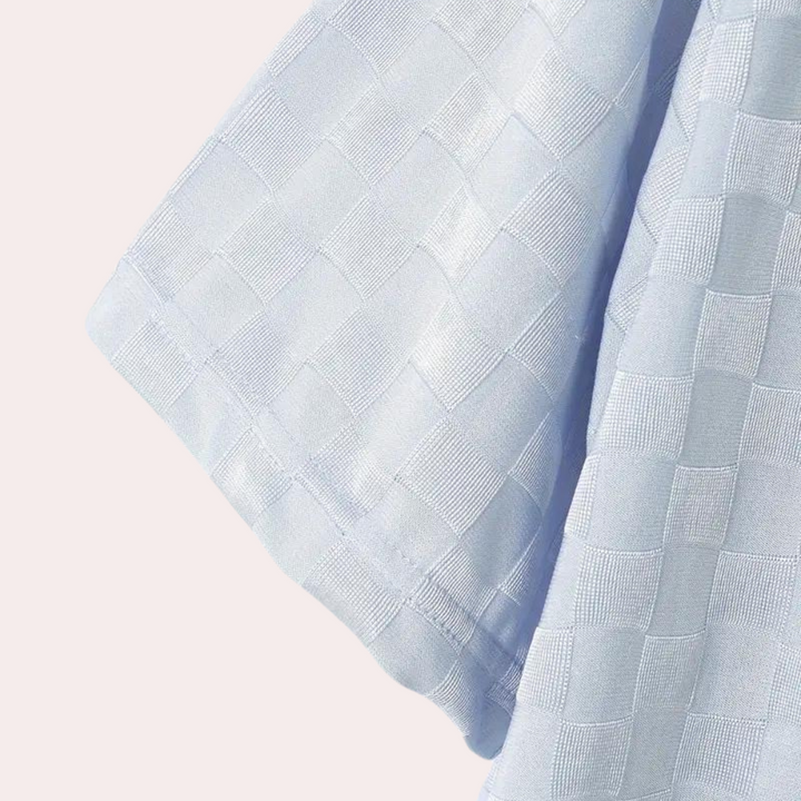 Levoire | Polo Slim Fit Damier Pour Hommes